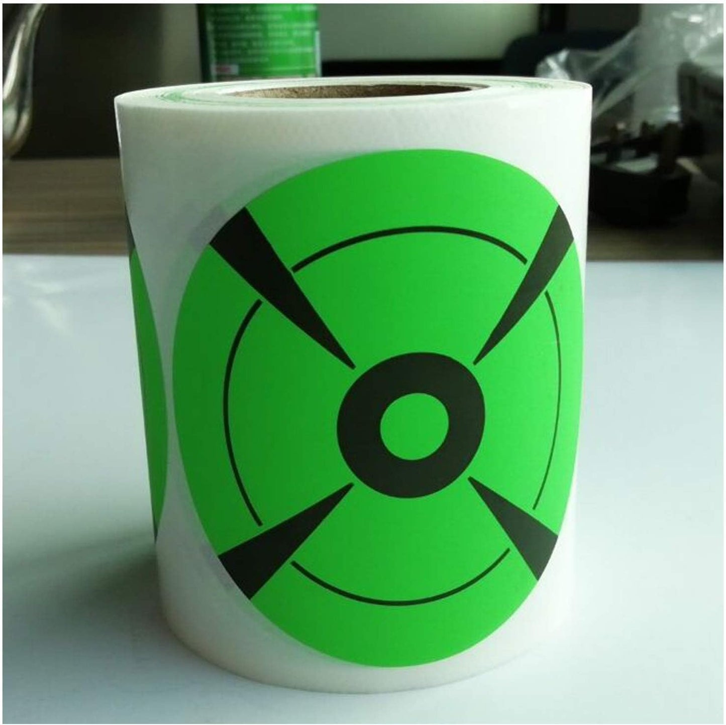 Remarkable Target Stickers(3" Qty 250pcs) Premium Self Adhesive Targets for Shooting | Round Target Pasters - Fluorescent Paper Target Stickers
