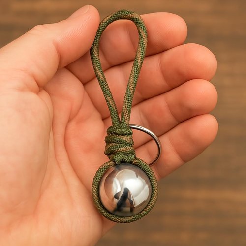 BC Precision 1” Inch Steel Ball Bearings – (25 Pack) Monkey Fist Cores for Tactical Paracord Projects, Self-Defense, EDC, and DIY Crafting