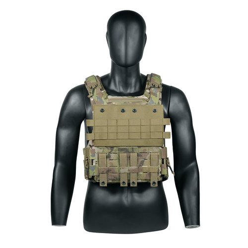 lonloke Tactical MOLLE to Loop Adapter Mounting Placard Platform,Portable and Detachable Tactical Accessories Rigid DIY Vest Backpack Front Panel (MC)