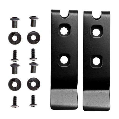 jojobasec 2 Sets Sheath Waist Clip Scabbard Back Clip Sheath Back Waist Clip Stainless Steel Outdoor Clip Waist Clip, 66x18mm, As Pics Show