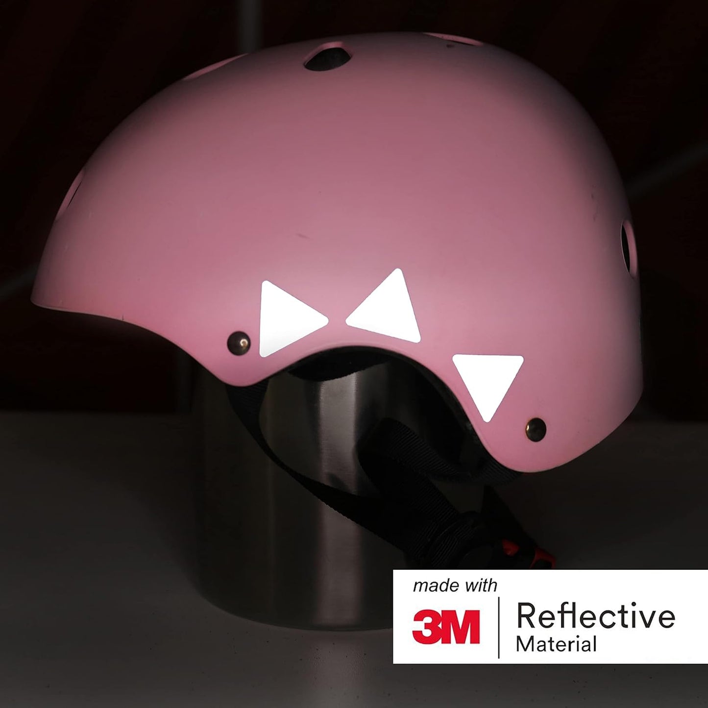 Salzmann 3M Reflective Stickers - Soft Stickers for Backpacks, Bikes, Helmets, prams, etc. - Made with 3M Reflective Material