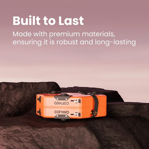 Cofiyard Propane 2 Burner Camping Stove with Carrying Bag, Portable Folding Gas Stove for Camping, Backpacking Camp Stove for Outdoor Cooking, With 17,000 BTU Adjustable Burners for BBQ, Tailgating