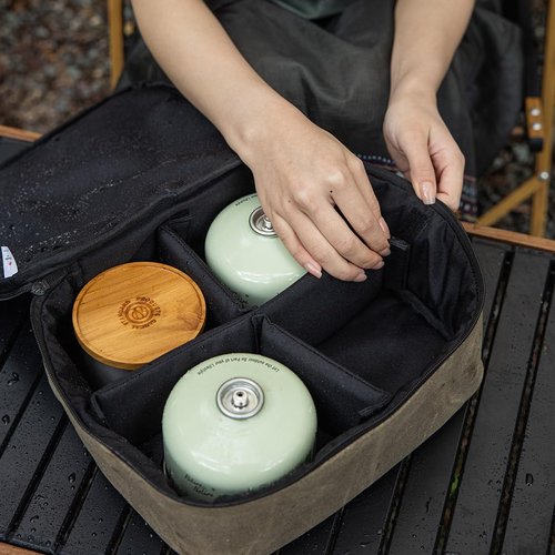 Naturehike Storage Bag for 2 Burner Folding Camping Stove, Multifunctional Outdoor Camping Storage Organizer