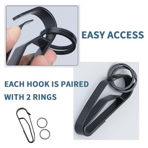 DZSEE Tactical Duty Belt Key Holder, 1 Pcs Quick Release Key Clip, Multi-Pack Key Holder for Law Enforcement and Workers