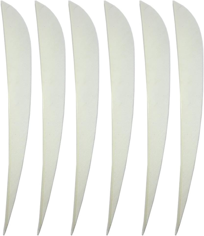 ZSHJGJR Archery Arrow Feathers 3 Inch 4Inch 5 Inch Turkey Feathers Fletchings Arrow Feathers Fletches Right Wing for DIY Hunting Arrows 50PCS