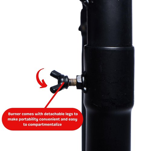 Propane Burner Stove Outdoor Portable Cooker Bbq Single Stove Gas Camping Cooking Professional Cast iron Lpg High Pressure 54,000 Btu
