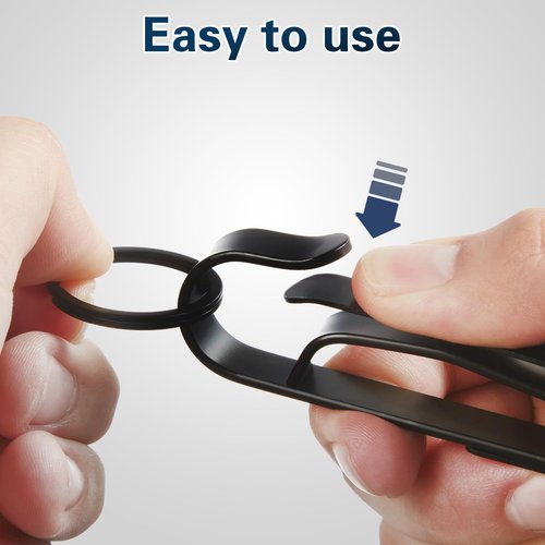 Yeflawor Duty Belt Key Holder, 2PCS Premium Duty Belt Key Clip, Upgraded Quick Release Key Keeper with Key Ring for Police and Law Enforcement Agencies