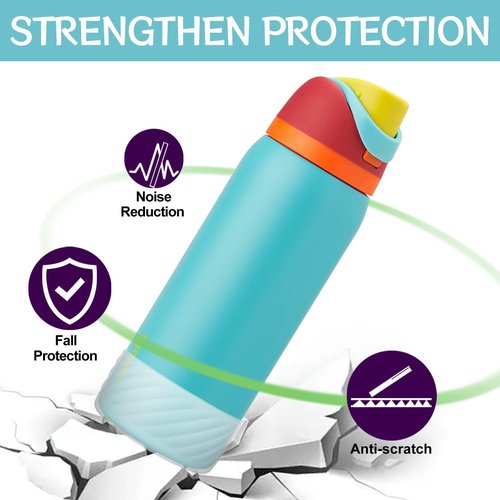 Silicone Boot for Owala 32 oz, Boots for Owala Freesip 32oz, Anti-Slip Protective Sleeve Boot for Owala Water Bottle, Bottom Protector for Bottles, 8.5 CM Boot Fit for Owala 32 oz