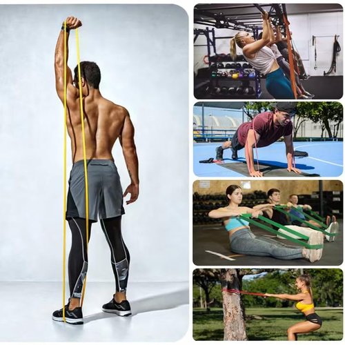CxySpcoy Pull up Resistance Bands,Assistance Squat Pecloralis Muscles Booty Full-Body Extra Workout Exercise,Elastic Super Heavy Duty Stretch Mobility and Powerlifting for Men & Women Adult Training