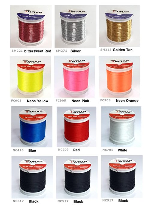 Lot of 12ea Rod Wrapping Thread Best Selection (JK012) for Fishing Rod Building and Repair