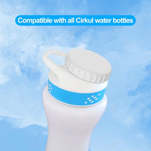 GFYYBKJ 2 Pack Keeper Caps for Cirkul Water Bottle, Compatible with Cirkul Flavors Cartridges, Accessories for Cirkul, Essential for Circle Water Bottle, Replacement Lid Cap for Cirkul Water Bottle
