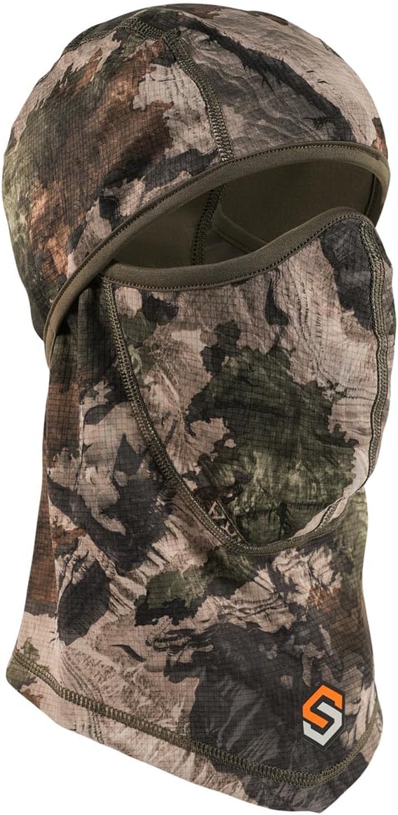 ScentLok Lightweight Headcover, Camo Balaclava Face Mask for Hunting, Camping, and Outdoor Use, One Size
