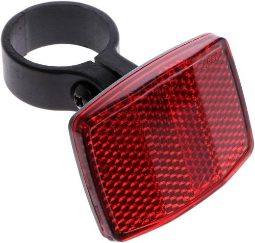 Red Bike Rear Safety Warnning Reflector Plastic Safety Bike Rear Reflector Light Back Reflective Boards Night Riding Parts Rabbit Decoration Wreath Wreath Pendant Decor Easter Decorations(ZS261)