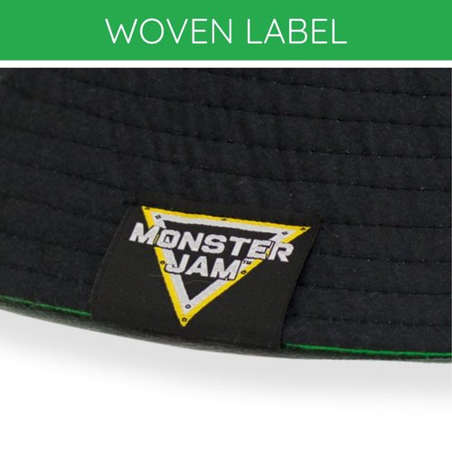 Monster Jam Grave Digger One Size Bucket Sun Hat Green/Black OS Toddler