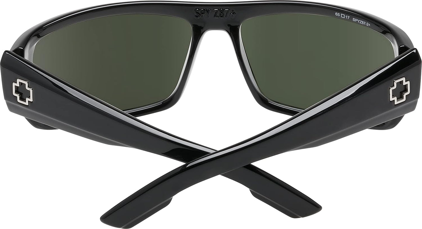 SPY Bounty Black ANSI Rx Happy Gray Green
