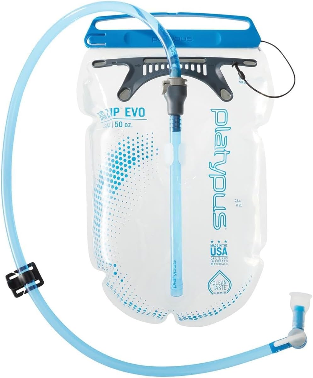 Platypus Big Zip EVO Taste-Free Water Reservoir/Hydration Bladder, 2-Liter