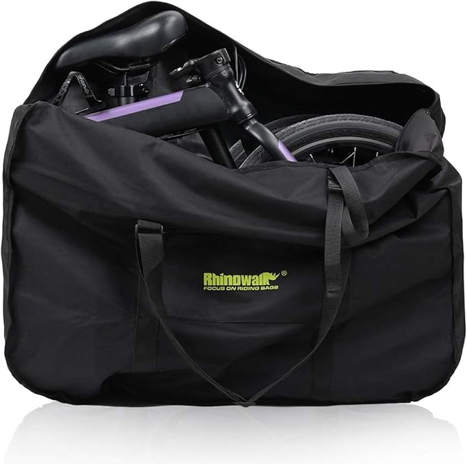 Rhinowalk 20/26inch Folding Bike Bag Waterproof Biycle Travel Case Carrying Case Outdoors Bike Transport Bag for Car Train Air Travel
