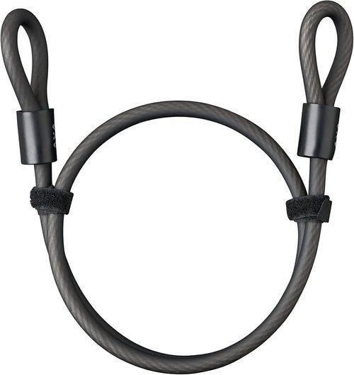 AXA Newton Mini Bike U-Lock with Cable, Heavy Duty Anti-Theft Bicycle U Lock, 14mm Shackle and 10mm x3.25ft Length Security Cable with Mounting Bracket and Keys