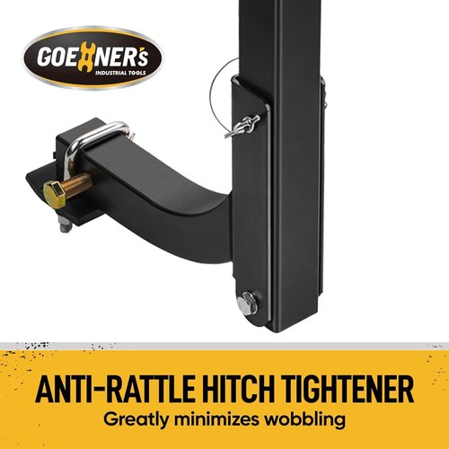 Upgrade 2.0 Hitch Bike Rack – Heavy-Duty Dual Locking, 240LBS Max Load | Hanging Bike Carrier for Car, SUV, Truck & RV with 2” Receiver, High-Strength Double Arms for Enhanced Stability