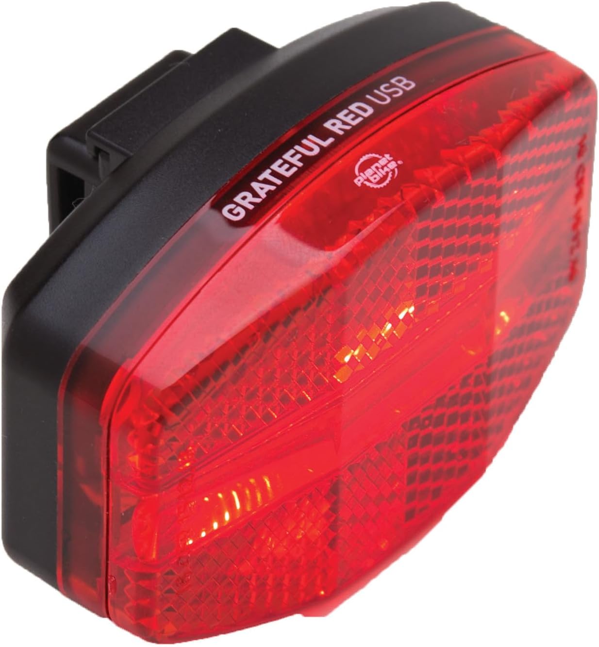 Planet Bike Grateful Red USB Bike Tail Light 4.5 x 2.25 x 2.75"