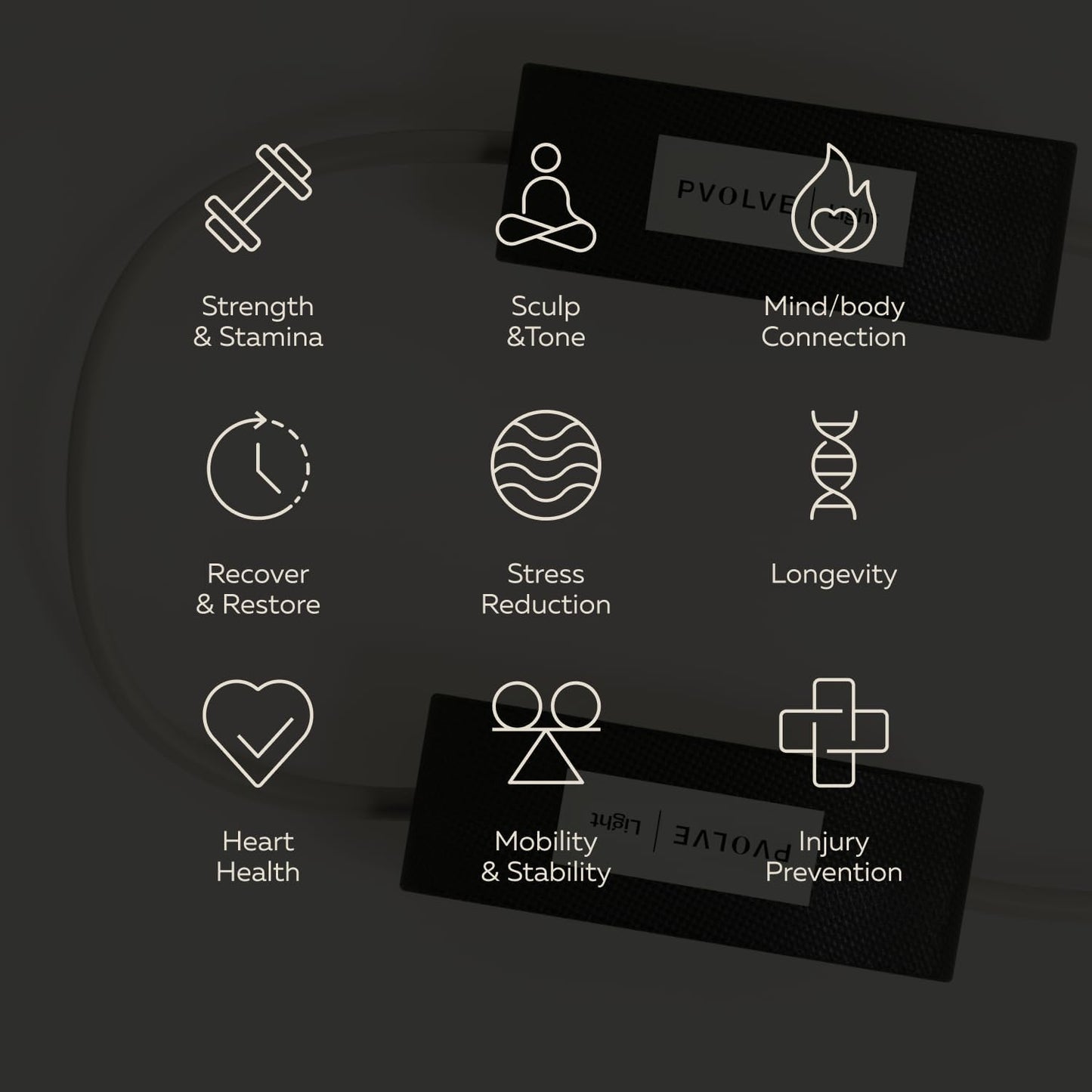 Pvolve Ankle Workout Bands- Home Gym Fitness Equipment to Exercise The Lower Body and Sculpt & Tone Legs, Glutes, and Core