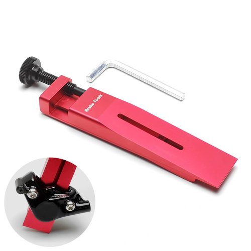takewell Piston Press Tool for SRAM Brake Caliper, Bike Hydraulic Disc Brake Caliper Piston Wrench Tool, Brake Caliper Accessories, Red, New Version.