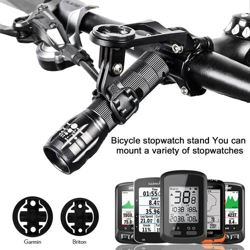 Wolfride Bike Computer Mount Out Front | Adjustable Angle Extension Handlebar Mount | Compatible with Garmin/Wahoo/Cycling Phone/Light/Action Camera