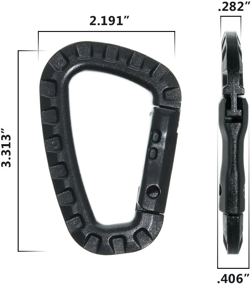 Paracord Planet Heavy Duty Carabiner Clip | Large Carabiner for Camping Accessories, Survival Kit
