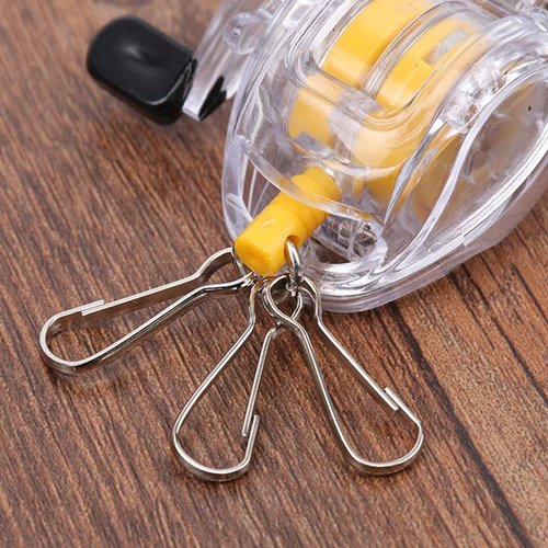 Ximimark 1 pcs Compact Retractable Fishing Reel Keychain – Durable, Portable Key Holder & Stylish Angler’s Accessory