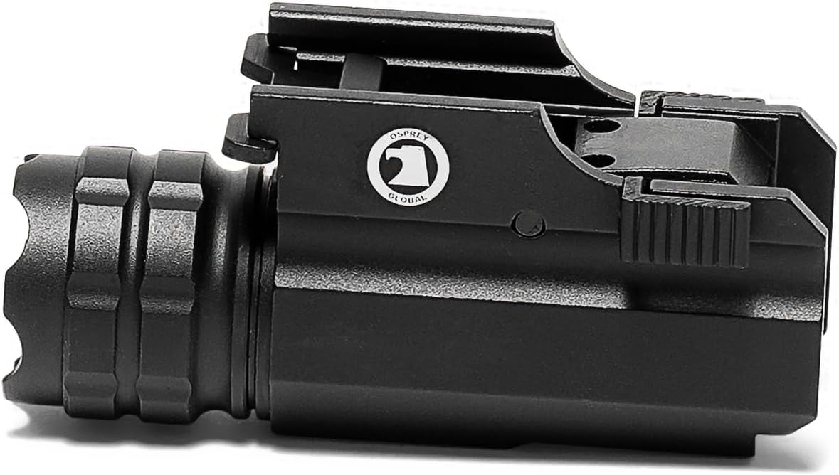 Osprey Global FL-OSP-230 : Pistol/Weapon Mount Tactical Flashlight with Strobe Function - 230 Lumen