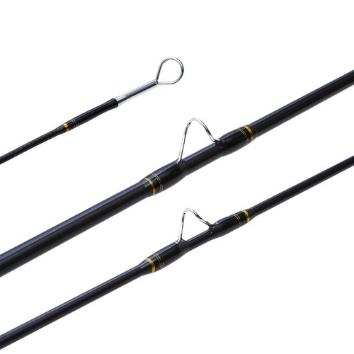 Bigchub 3-Piece Portable Carbon Fiber Fly Fishing Rod, 6 ft, 0/1wt, Fast Action, Lightweight for Freshwater Stream Travel