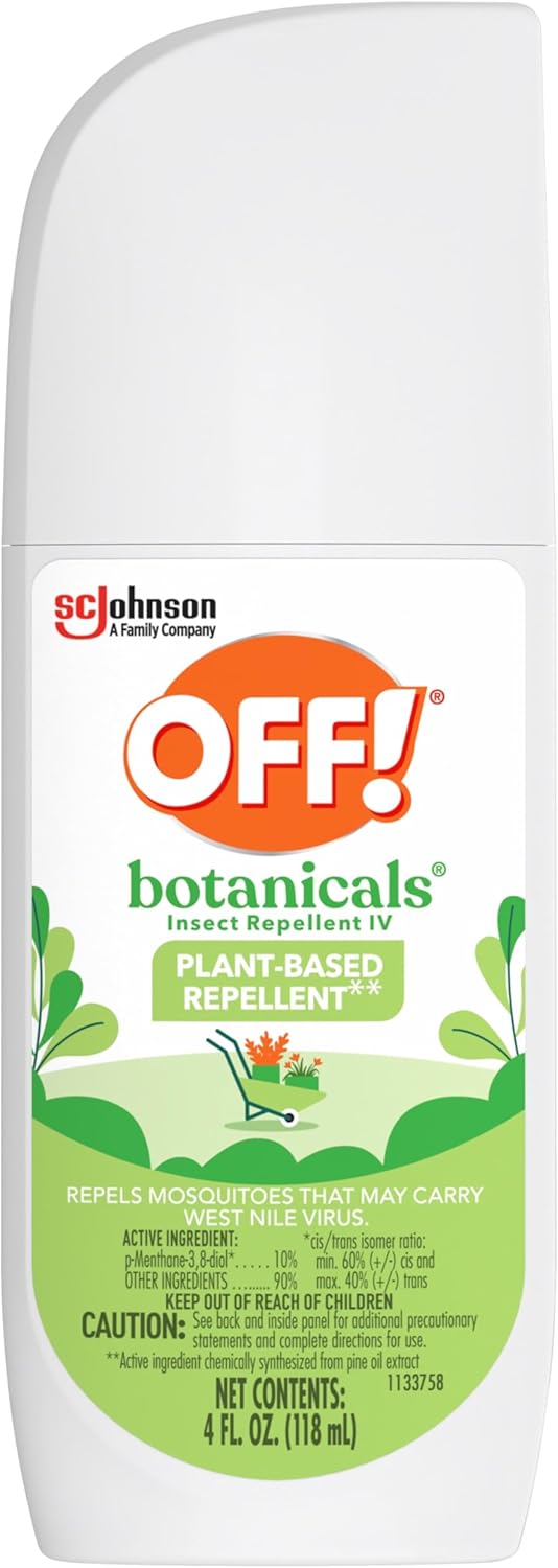 OFF! Botanicals Insect Repellent, Bug Spray & Mosquito Repellent, 4 Oz