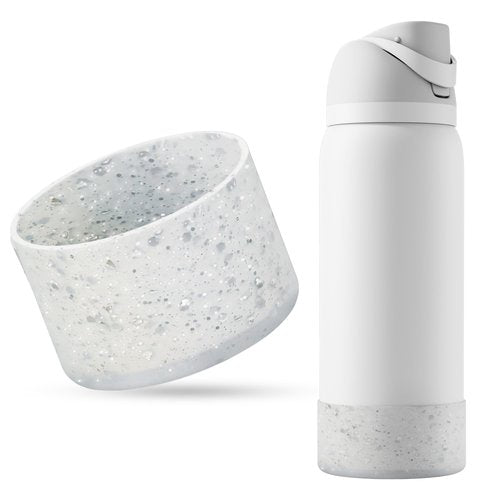 REUZBL Glitter Boot for Owala Free Sip 32 oz Bottles | Ultimate Silicone Sleeve Protection for Owala | Ding and Dent Protection Accessory with Enhanced Glitter Flakes