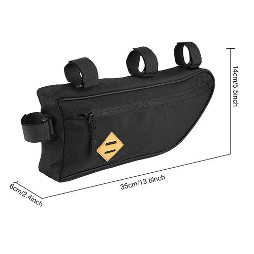 Bike Bag,Triangle Frame Bag,Frame Bag Large Cycling Triangle Pack Front Top Tube Bag Cycling Under Seat Pouch(M)