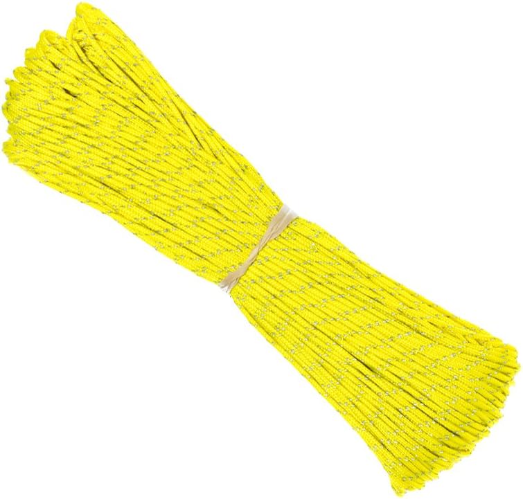 Paracord Planet 1.8mm Fluorescent Reflective Guyline Tent Rope Cord Camping Paracord