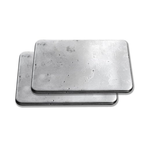 Stainless Steel Ice Packs for Camping, Picnic Basket, Stainless Steel Freezer Packs for Cooler Box, Reusable Ice Packs to Keep Food and Drinks Fresh and Cool (SS-2 Pack)