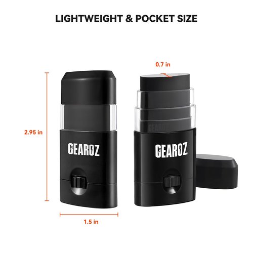GearOZ Black Hunting Face Paint Stick, Deer Hunting Concealment Face Body Makeup Paint for Tactical Shooting Game Hidden & Baseball/Football/Softball, Hunting Accessories & Gear for Hunters Men Women