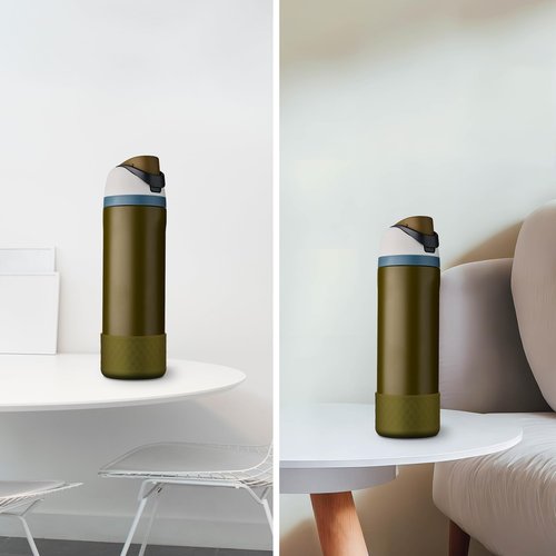 YOUCOX Silicone Boot for Owala Water Bottle 24 oz, Anti-Slip Protective Sleeve for FreeSip/Twist/Flip Stainless Steel Water Bottles, Bottom Cover for Owala Accessories, BPA Free, Dishwasher Safe