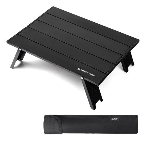 OneTigris Ultralight Backpacking Table, Compact Pop-Up Folding Table for Camping, Hiking, Beach, Picnic, Travel