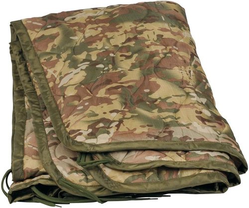 MEDALS OF AMERICA EST. 1976 Military Gear Blanket Poncho Liners Woobie Emergency Blanket - Military Surplus Cold Weather Camping and Hunting Woobie Blanket (Woodland)