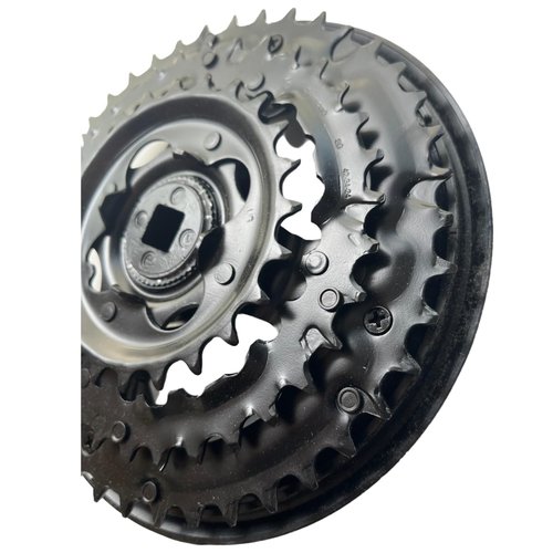 Relwears Bike Crankset FC-TY301 42-34-24T for 3x6/7/8 Speed Gears Square Taper Set 170MM Crank Arm for Mountain Bike