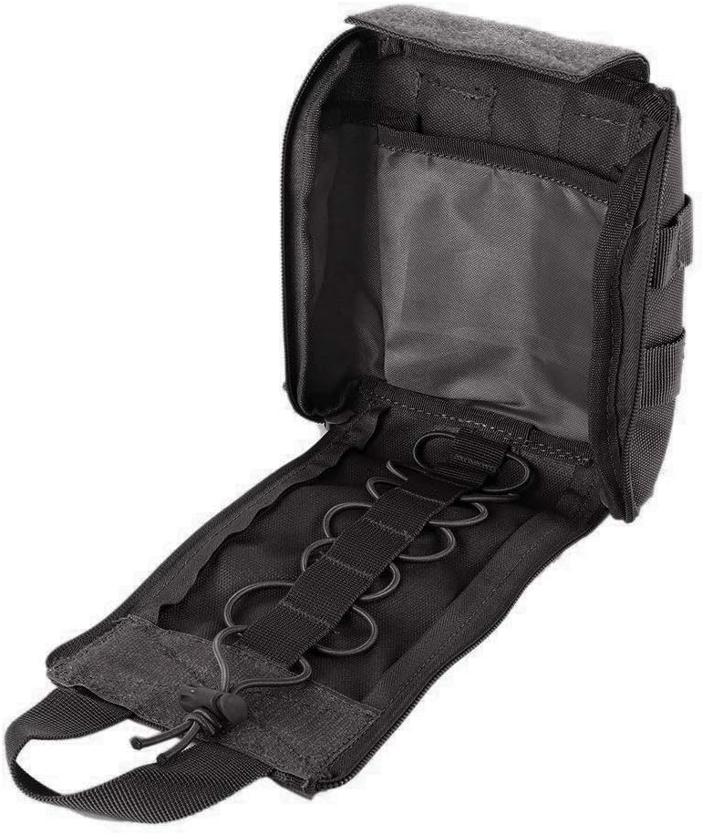 WYNEX First Aid EMT Bags, Tactical IFAK Medical Molle Pouch Military Utility Med Emergency EDC Pouches Outdoor Survival Kit Suit for Tactical Waist Belt Pack 1000 Nylon