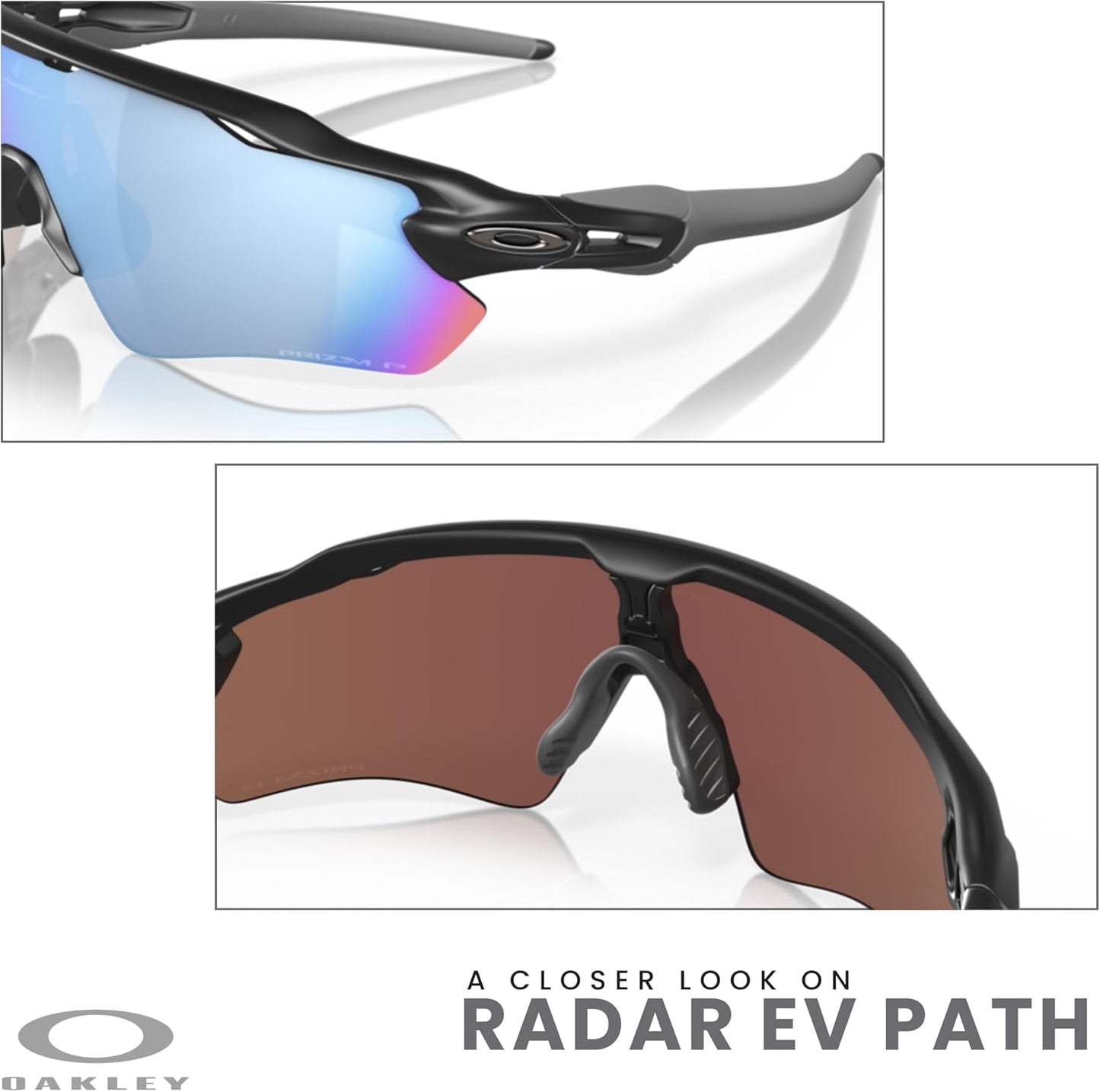 OAKLEY Radar EV Path OO9208 Sunglasses For Men+ Bundle Accessory Leash Kit, Microfiber Pouch