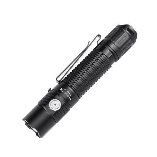 ThruNite TN12 V6 Tactical LED Flashlight, High 1950 Lumens Dual Switch, USB-C Rechargeable Flashlight Compact for EDC, Law Enforcement, and Outdoor Use (Cool White)