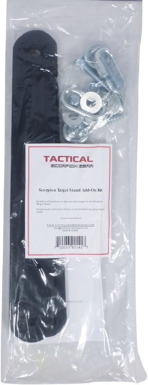 Tactical Scorpion Gear Hanging Steel AR500 Gong Target Rubber Strap Mounting Kit