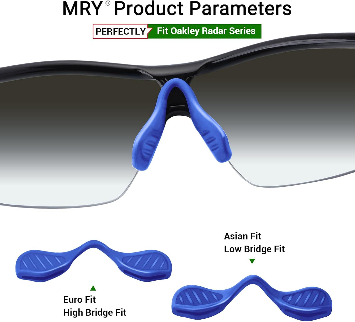 Mryok Replacement Nosepiece Nosepad for Oakley Radar Path EV RadarLock Sunglass