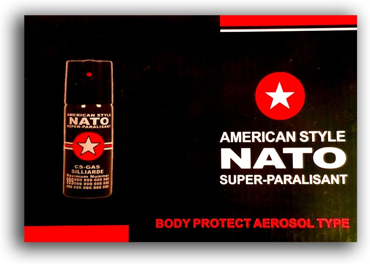 NATO American Style Super-Paralyzing Self Defensive Body Protect Aerosol Type. 60ml