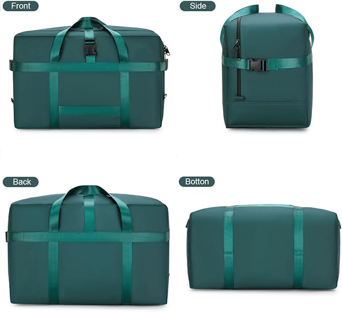 Extra Large Storage Bags Duffle Bags Tote for Moving, Storage, Camping and Travel (Green, 118L)