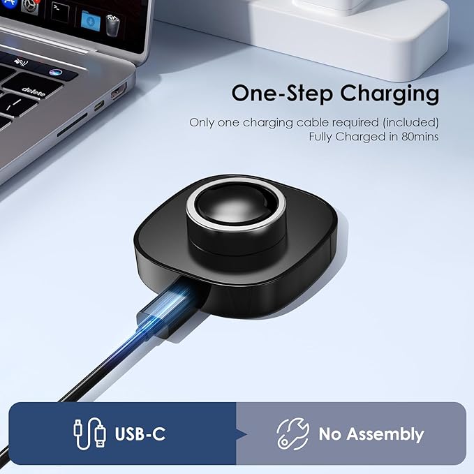Compatible with Oura Ring Gen3 Charger - Size 13 - Fast Charging Dock with USB-C Cable for Smart Ring (13)