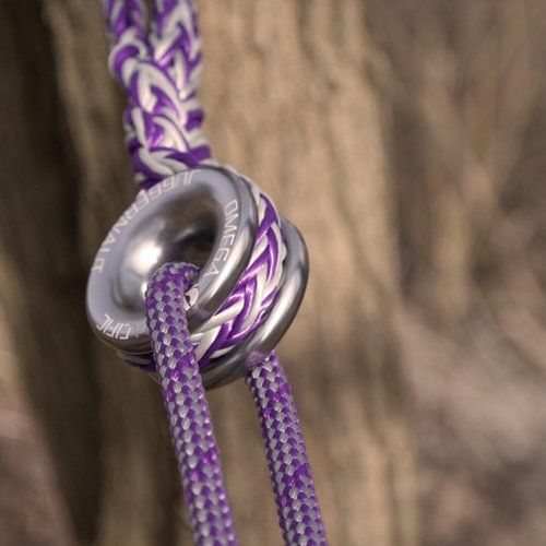 Omega Pacific Juggernaut Low Friction Ring – Arborist Gear for Tree Rigging, Climbing & Rope Redirect – Small, Medium, or Large – 30–98 kN MBS